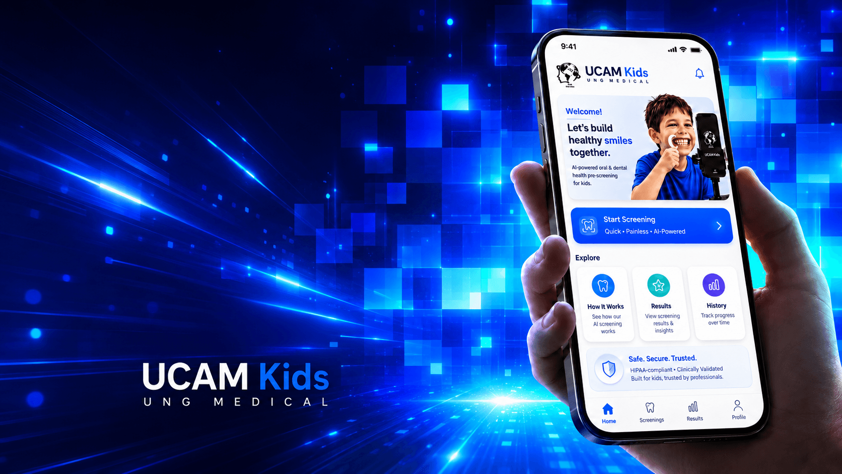 UCAM Kids Screening Platform